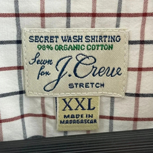 J Crew Shirt Long Sleeve Button Down Mens XXL 1889 - Picture 2 of 8